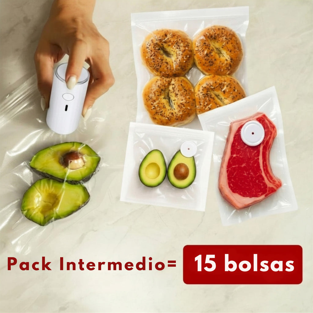 Pack Intermedio (15 bolsas reutilizables)